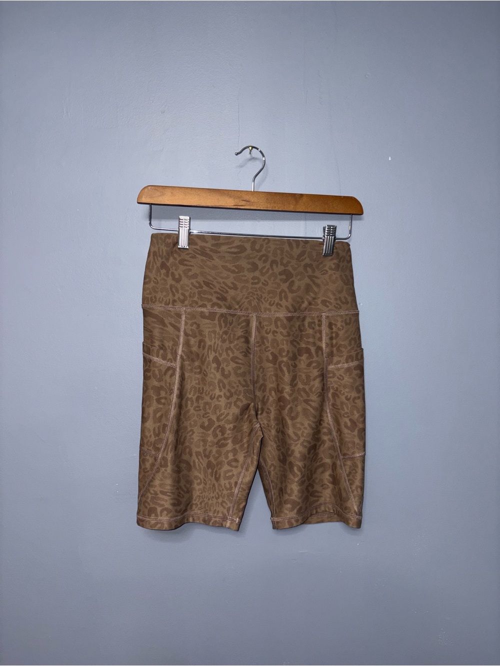 Scorpio Sol • Brown Printed Bike Shorts